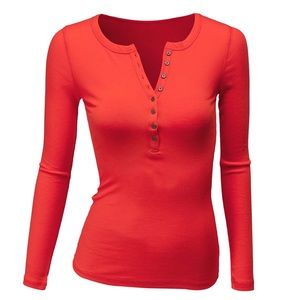 Long Sleeve Thermal Henley